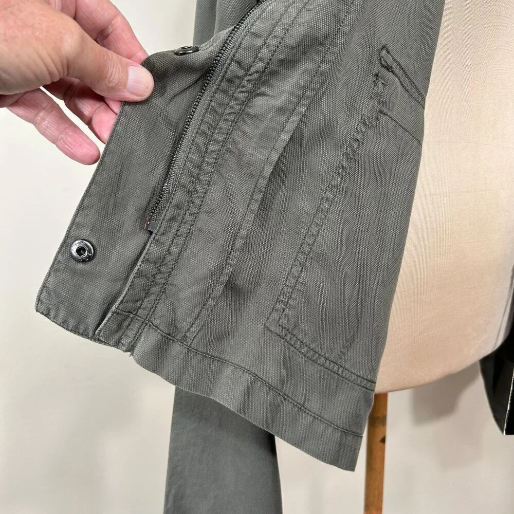 OAT New York NWT Olive Green Raglan Patch Pocket Jacket Size XL - Picture 11 of 14